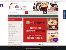 Tablet Screenshot of caffetea.pl